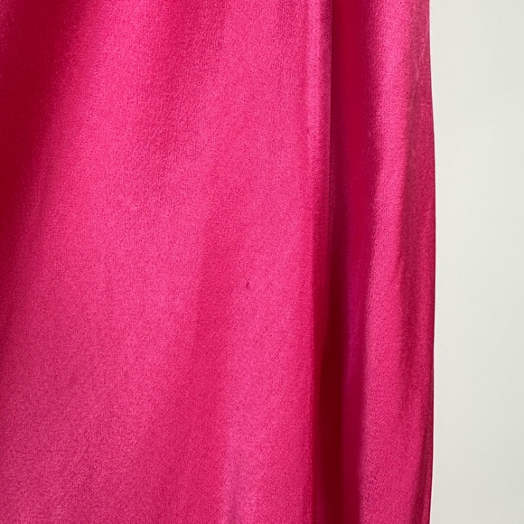 Bardot Audrey one shoulder midi dress, pink, size large - Picture 7 of 13